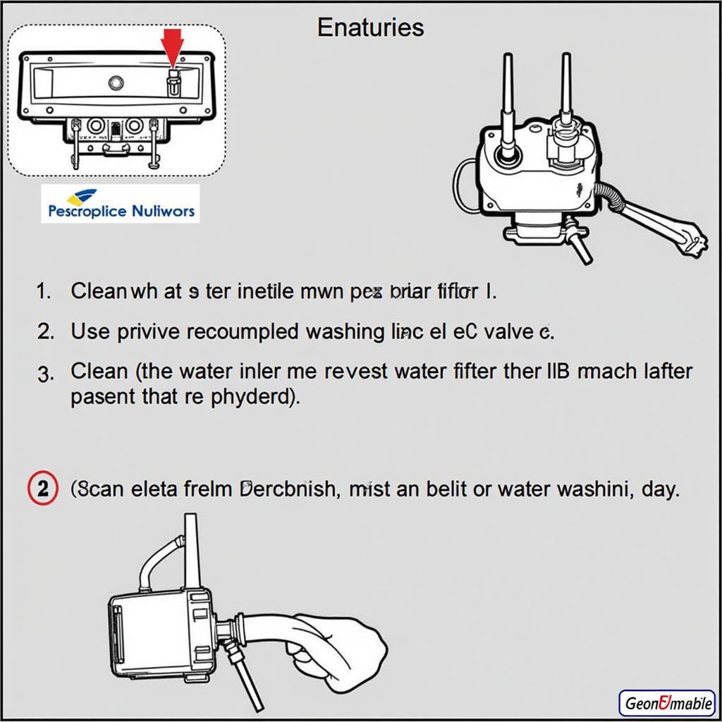 Lỗi H01 máy giặt Panasonic - Vệ sinh lưới lọc