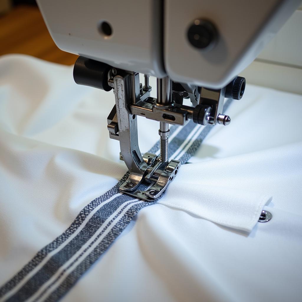 Advantages of using 2-needle chain stitch machines