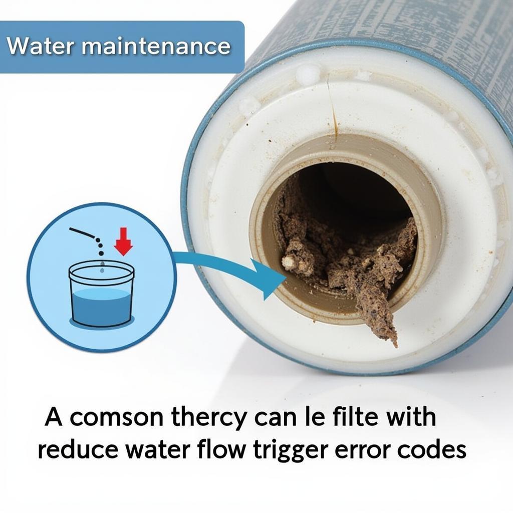 Lõi lọc nước bị tắc