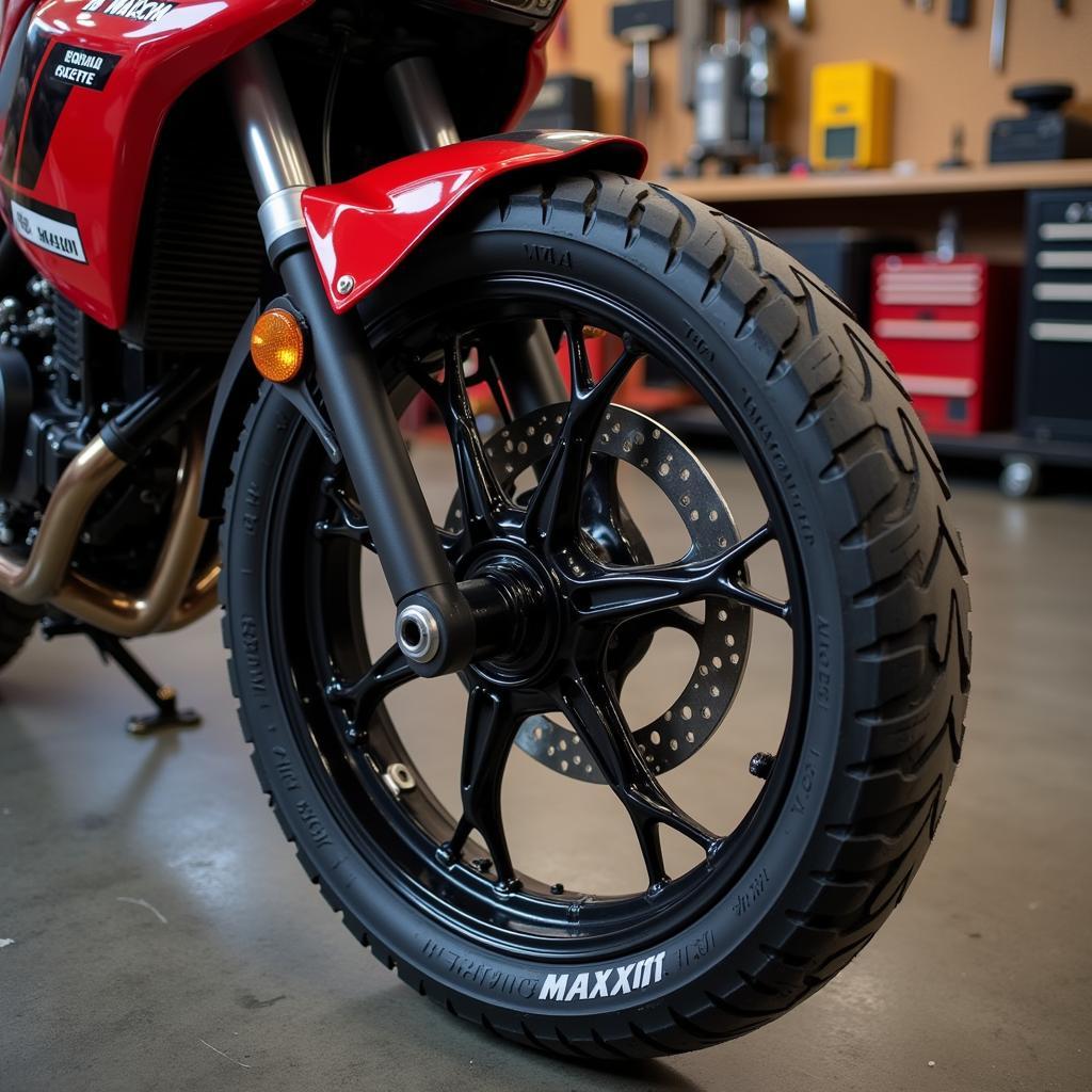 Lốp xe máy Maxxis không ruột an toàn