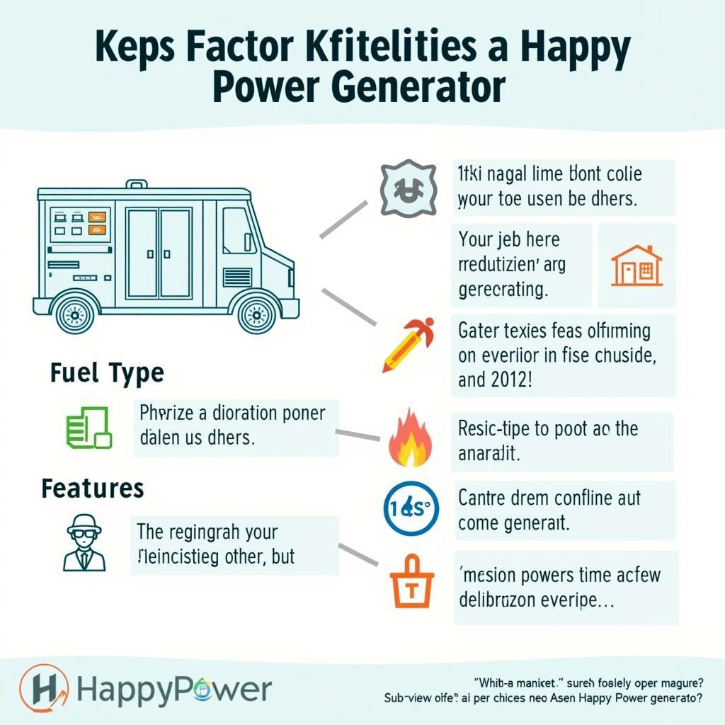 Lựa chọn máy phát điện Happy Power