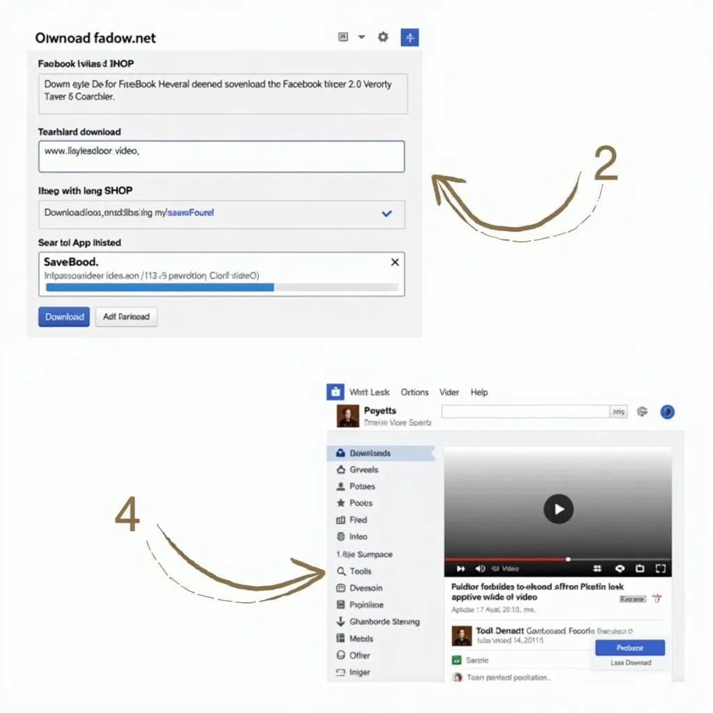 Lưu video Facebook về máy tính bằng SaveFrom.net