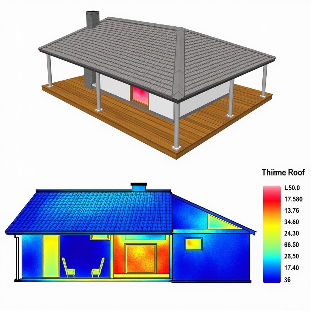 Mái thái nhà cấp 4 5x20 chống nóng hiệu quả