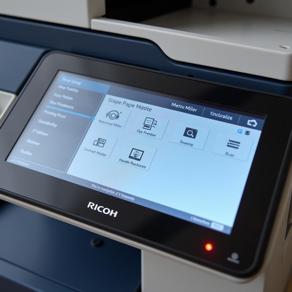 Màn Hình Cảm Ứng Máy Photocopy Ricoh