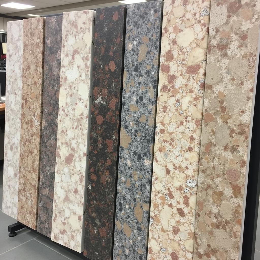 Various Elevator Door Cladding Stone Samples