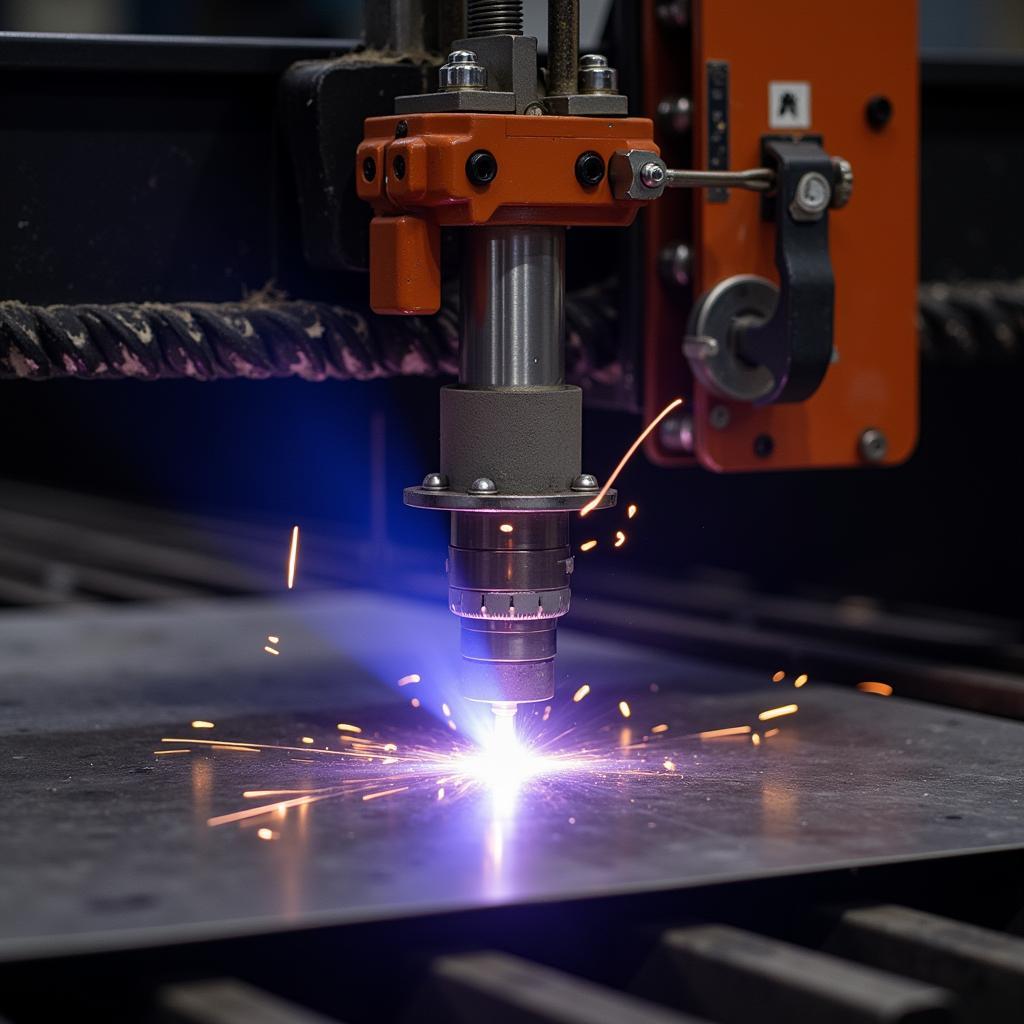 Máy Cắt CNC Plasma hoạt động