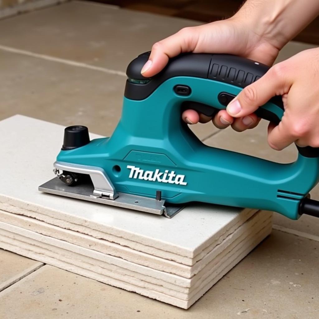 Máy Cắt Gạch Makita Chạy Điện