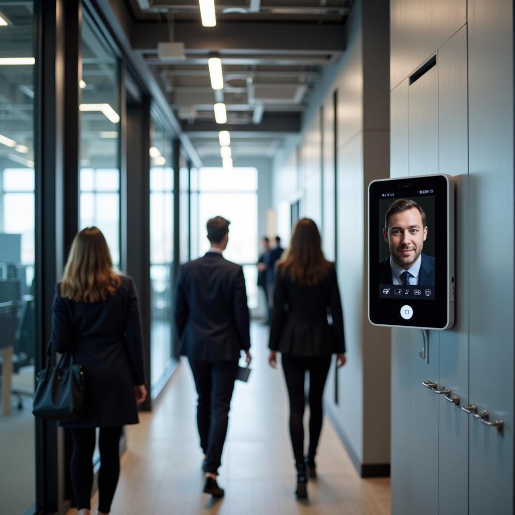 Hikvision Facial Recognition Time Attendance in Office