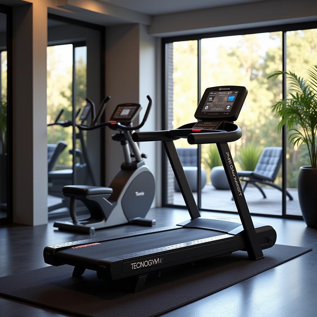 Máy chạy bộ Technogym hiện đại