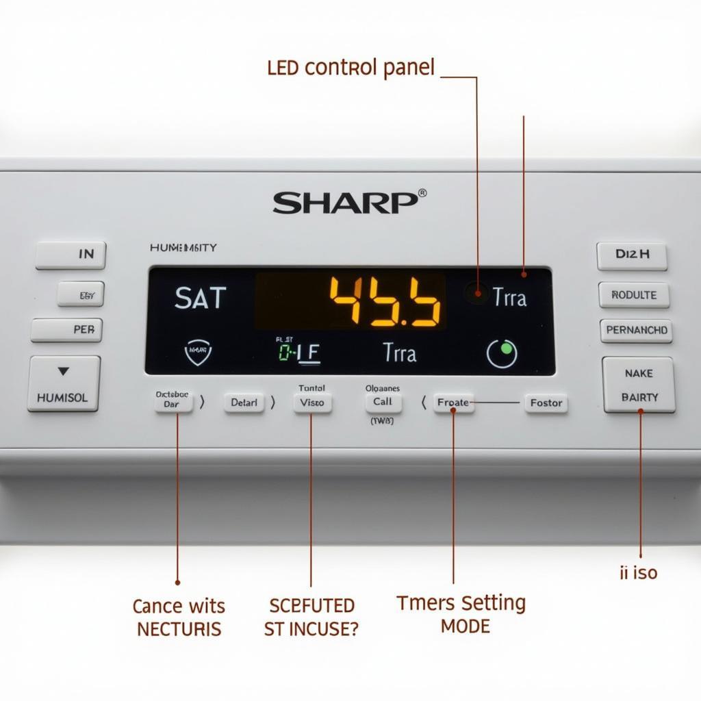 Sharp DW-E16FA-W display