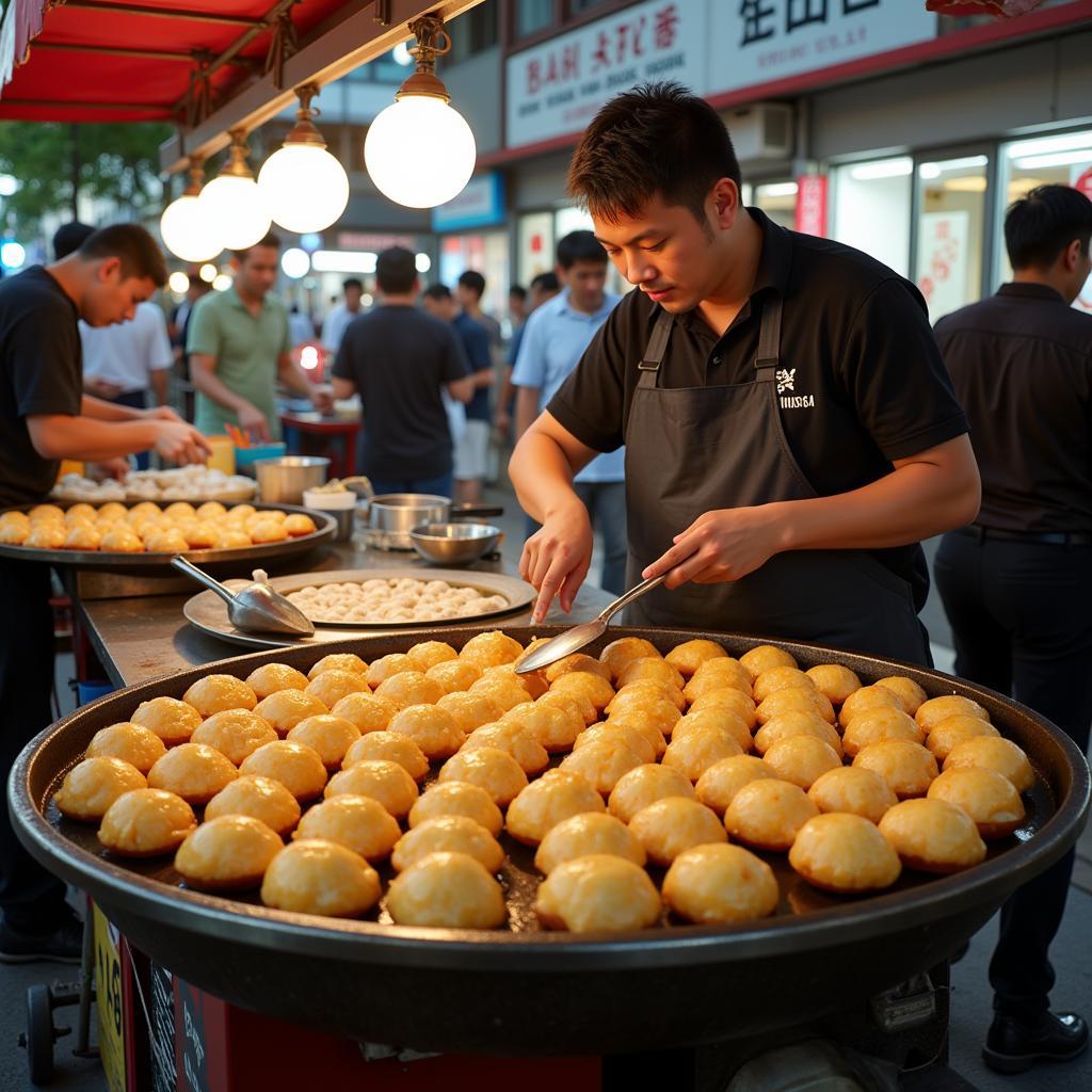 Máy Làm Takoyaki Công Nghiệp