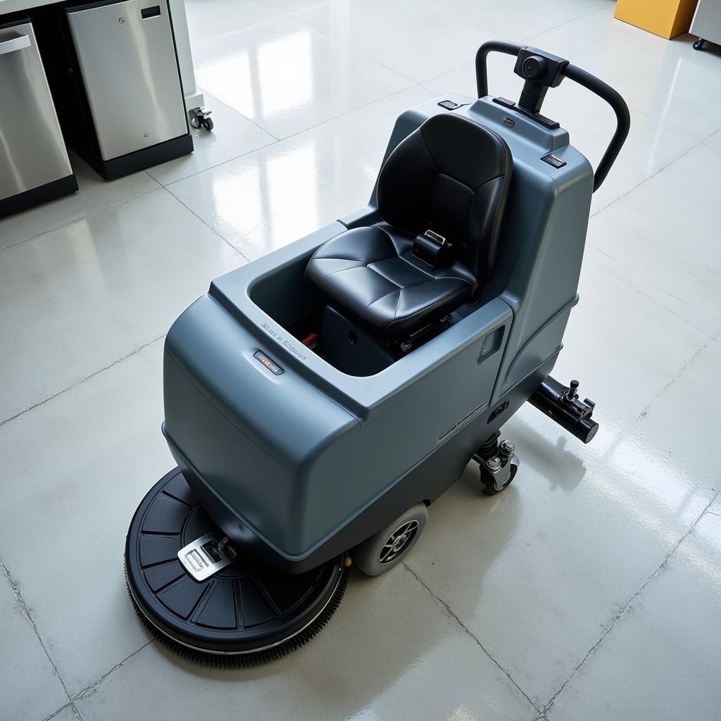 Modern Industrial Floor Scrubber