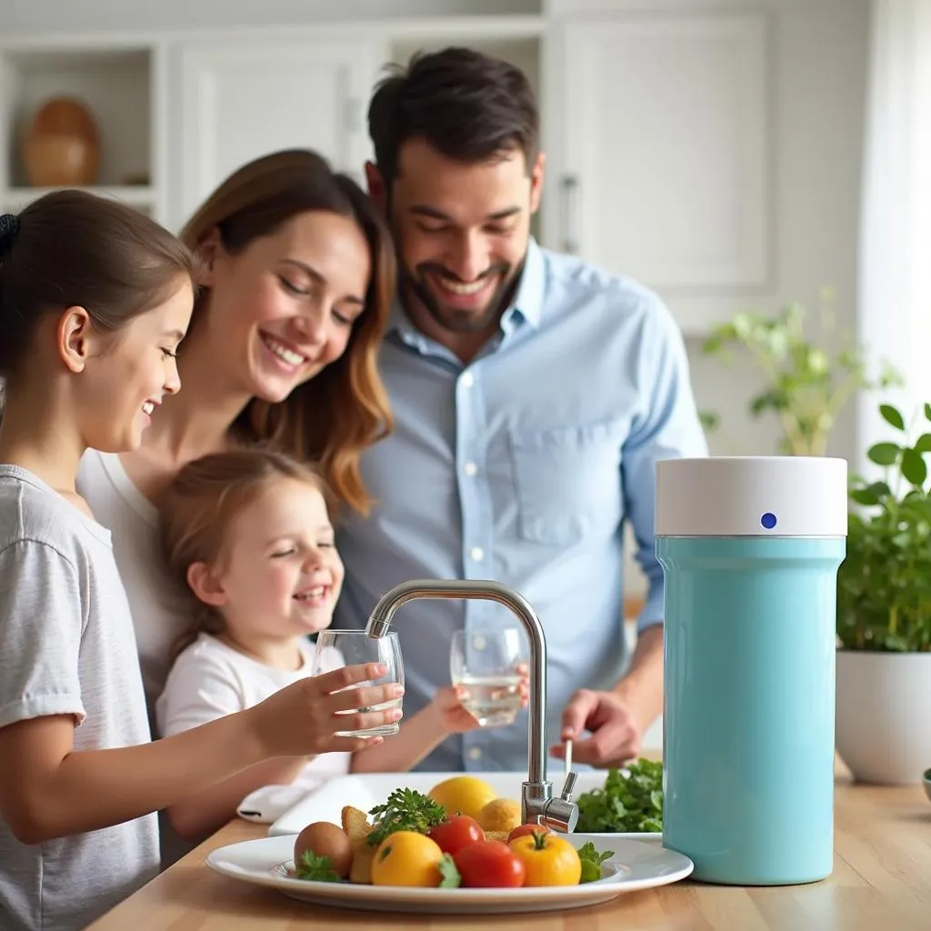 Máy lọc nước nano Tupperware cho gia đình