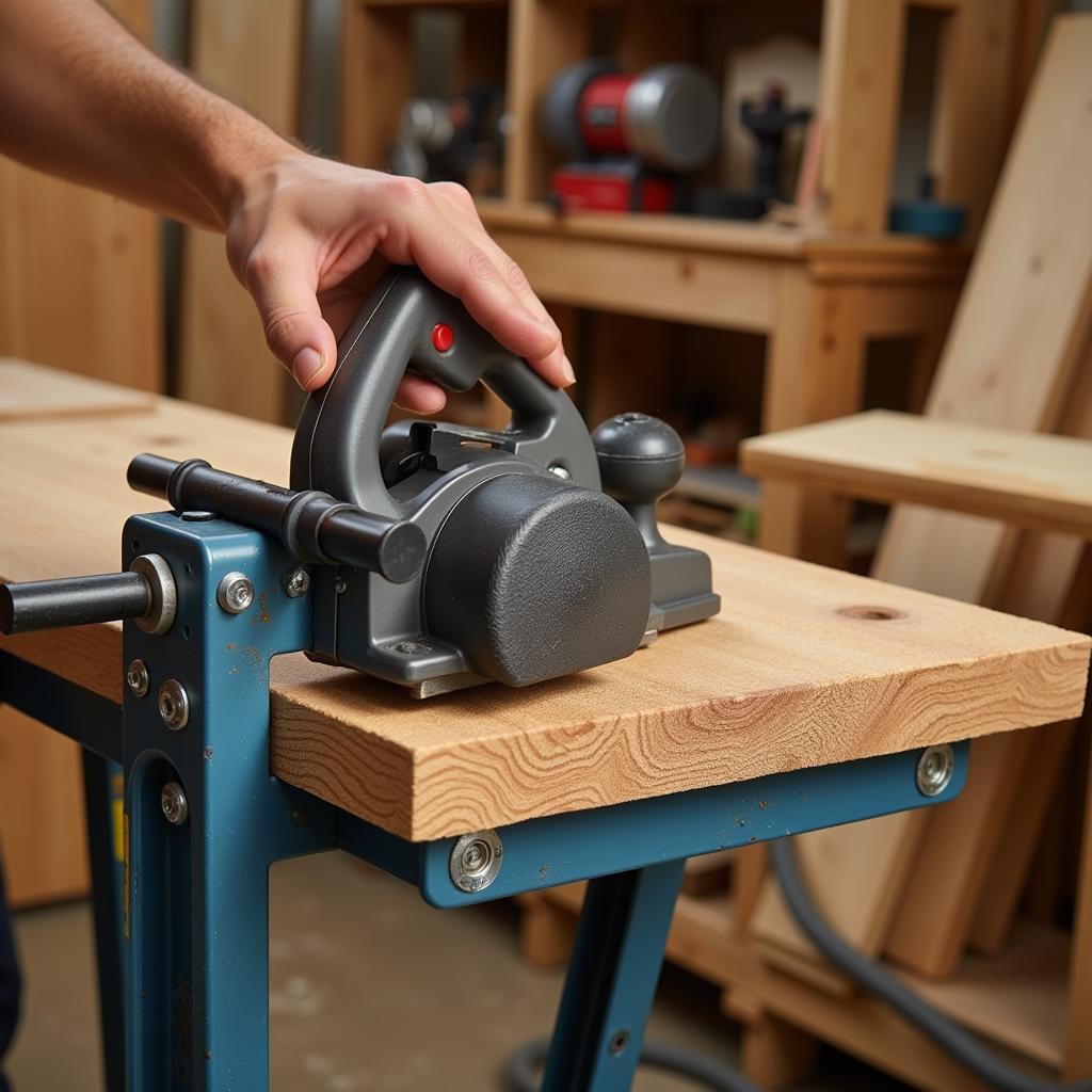 Increased productivity with wood planer blade sharpener