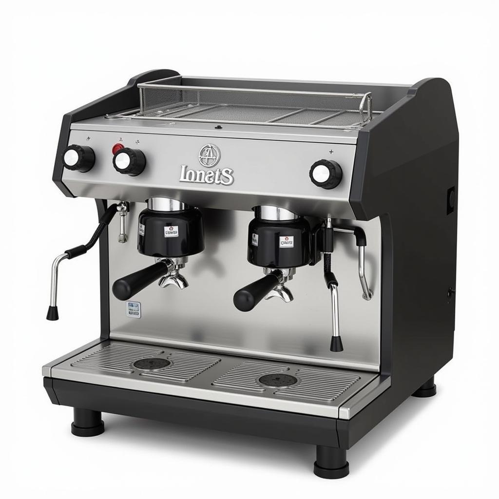 Modern coffee machine with multiple group heads