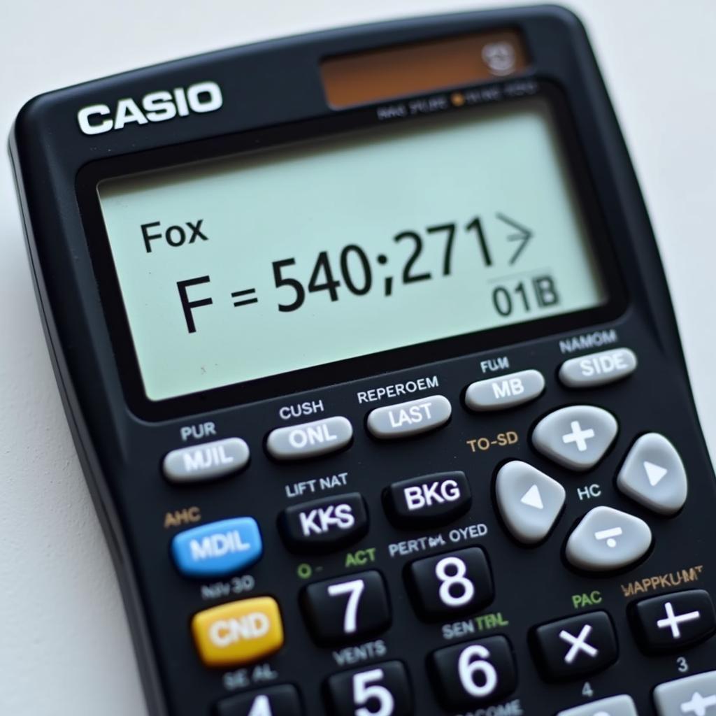 Casio fx 570 Plus Display