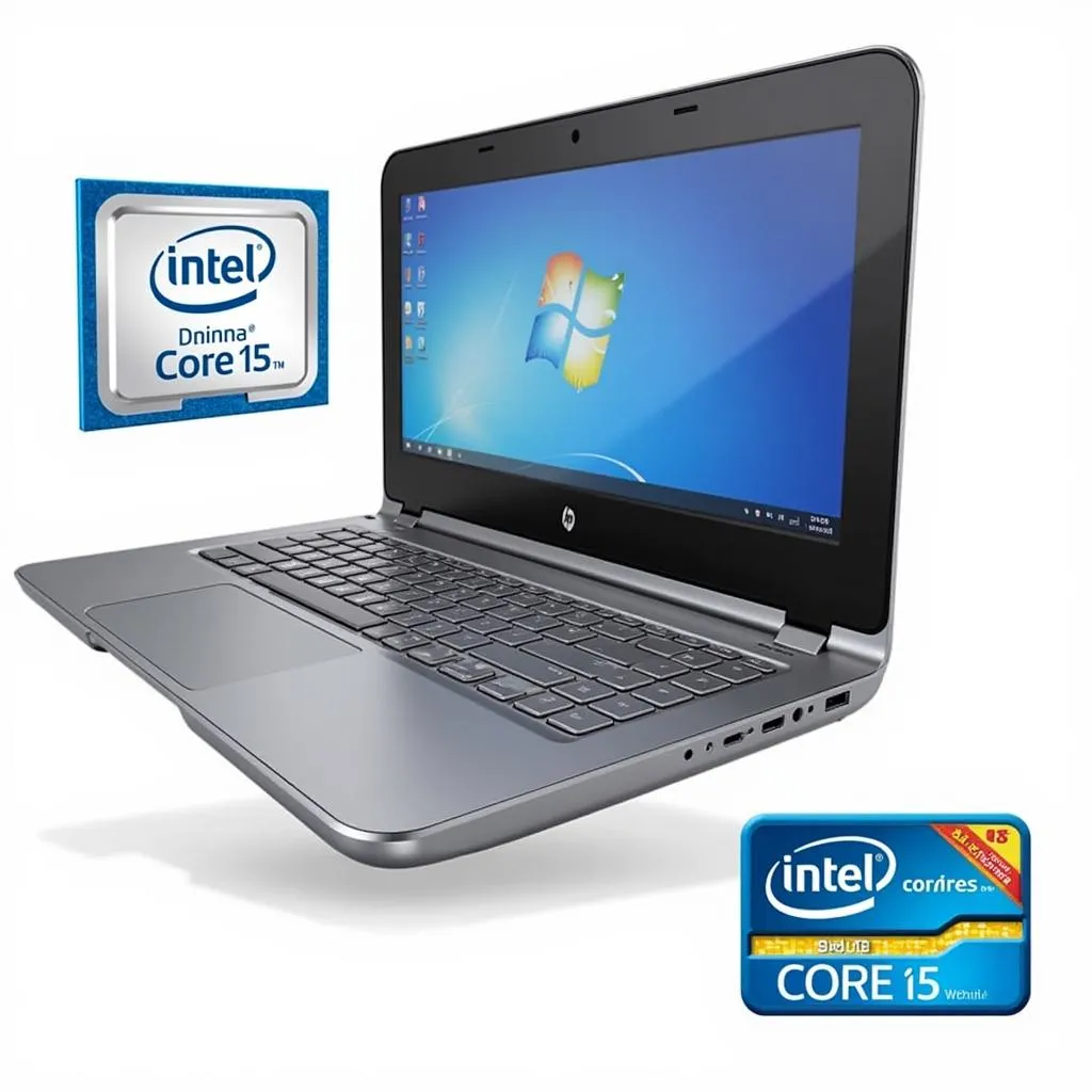 Máy tính HP Core i5 hiện đại