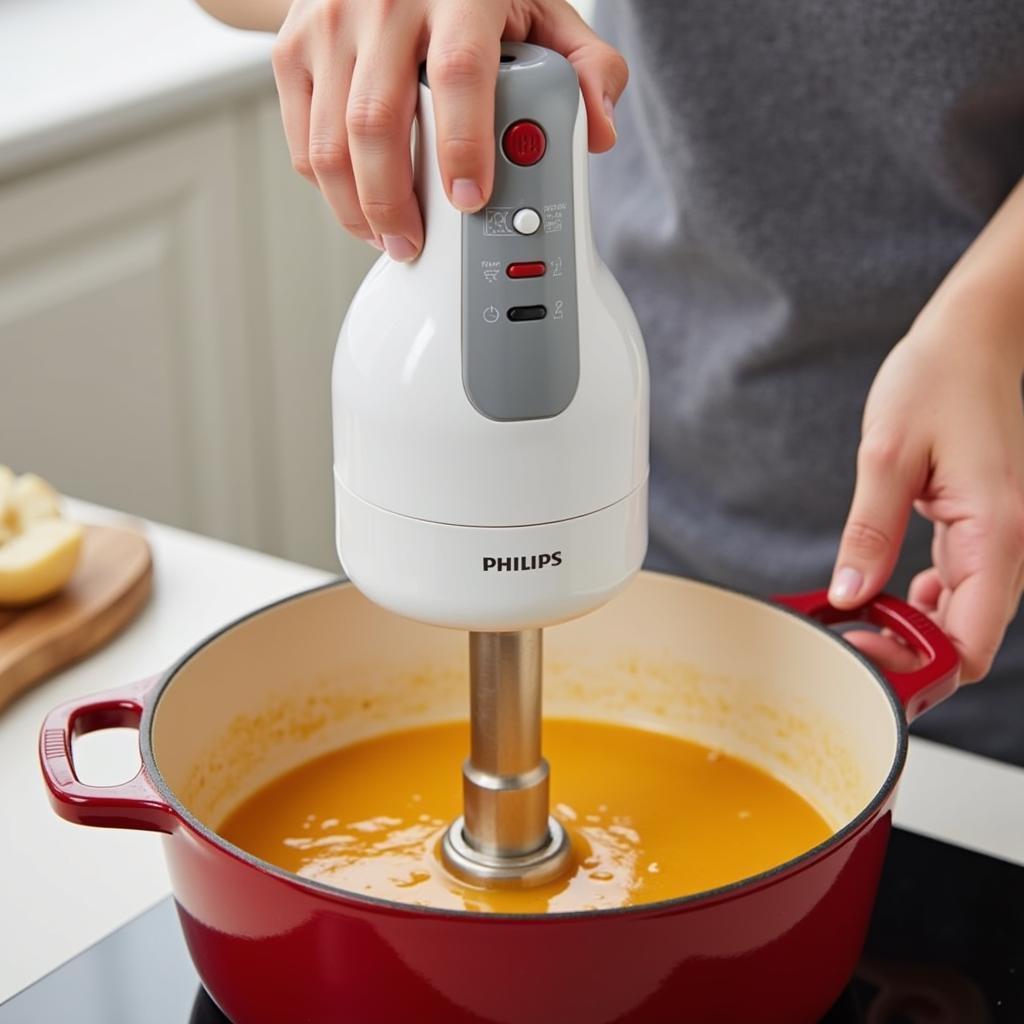 Using Philips Hand Blender