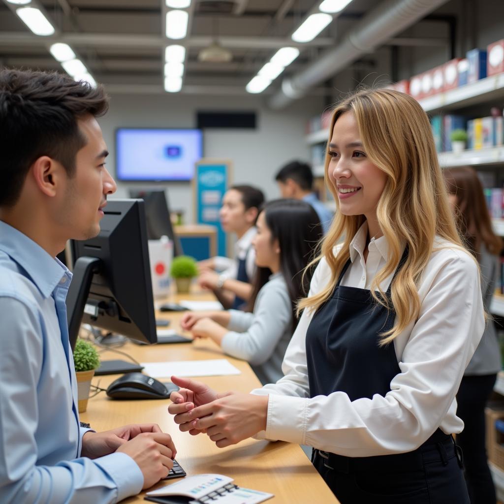 Dịch vụ khách hàng tại Media Mart Hoàn Kiếm