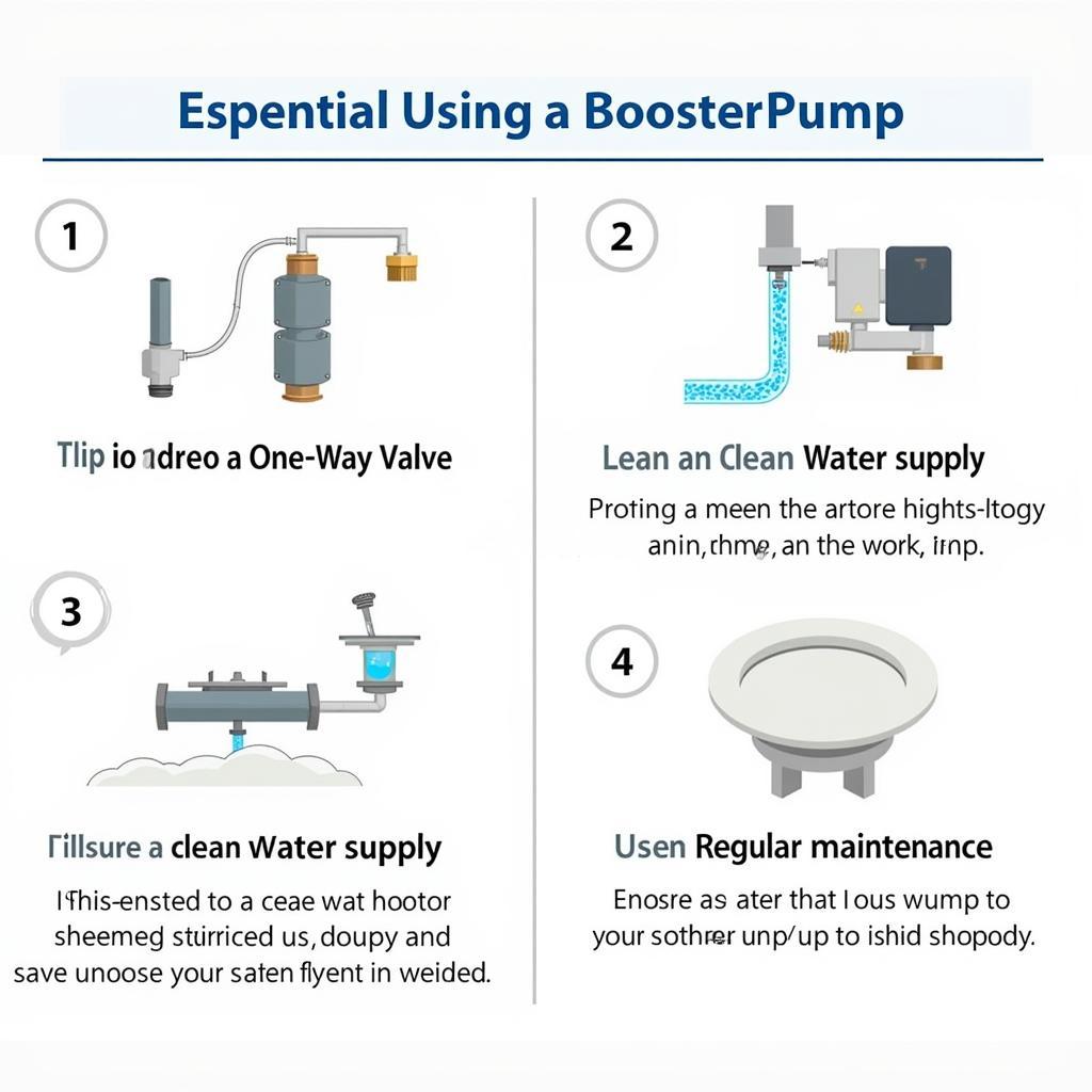 Tips for using booster pump effectively