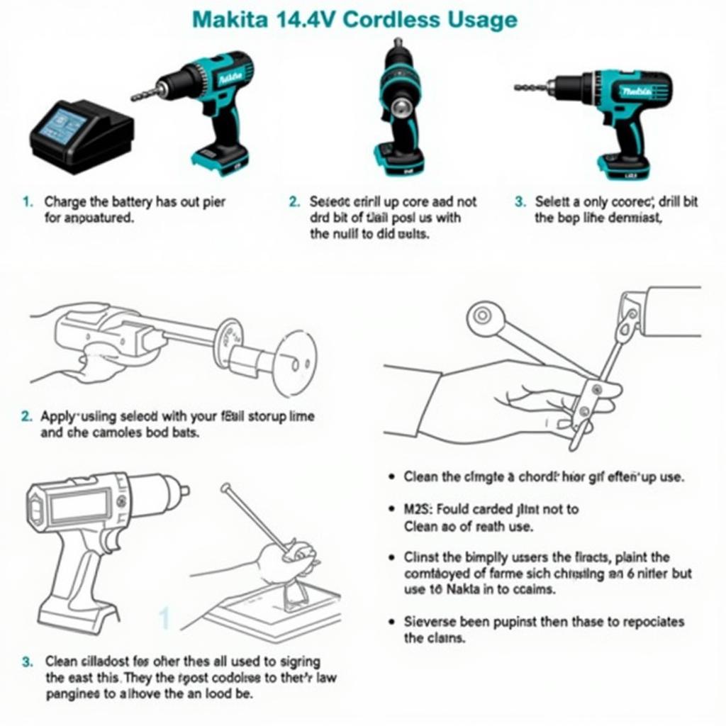 Mẹo sử dụng máy khoan pin Makita 14.4V