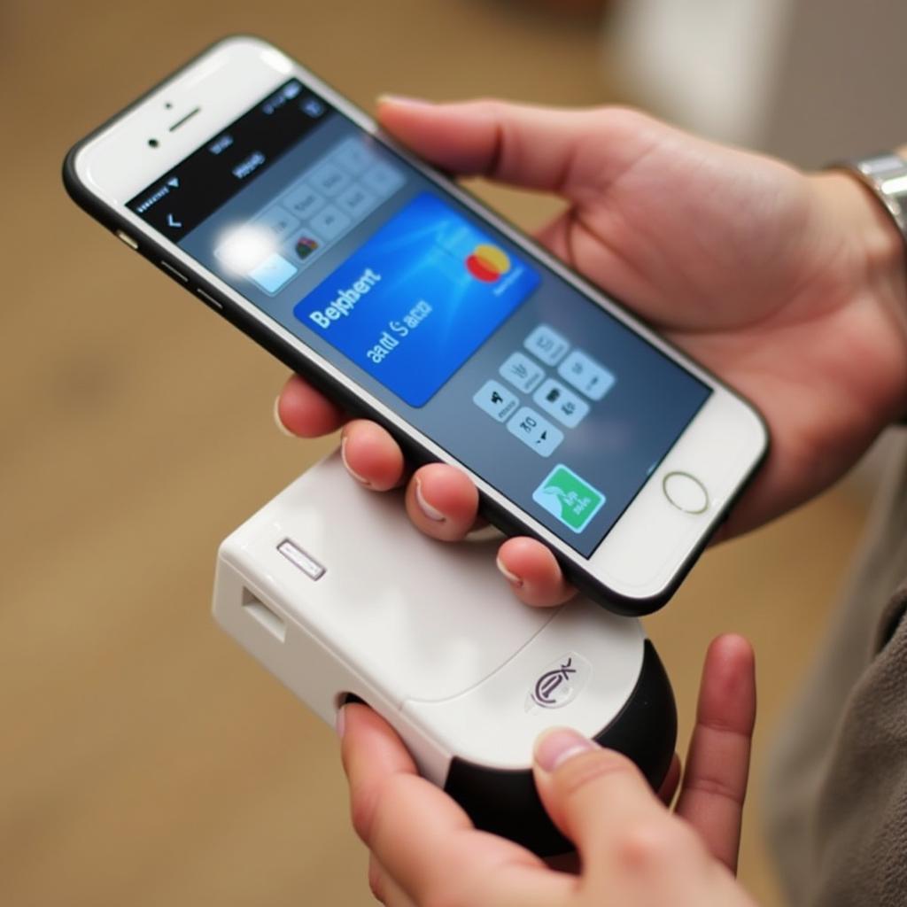 Mobile POS System in Use