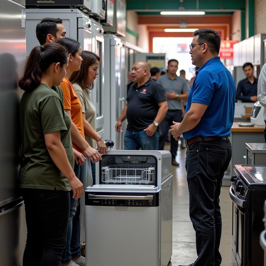 Buying a Dishwasher at Cho Lon Market