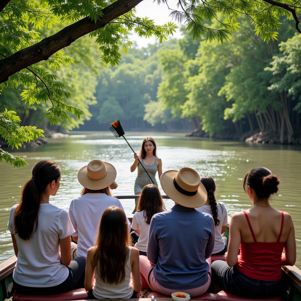 Nghe ca cổ bên sông nước