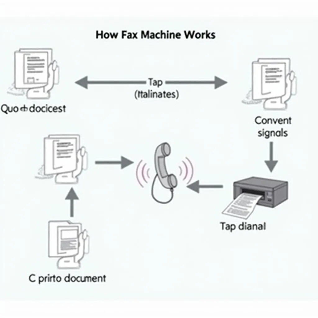 Nguyên lý hoạt động của máy fax