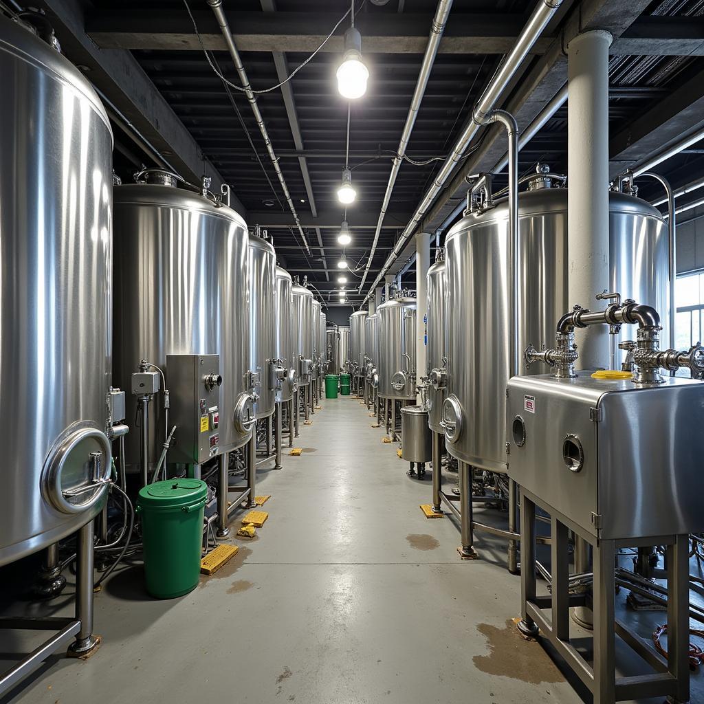 Modern brewery in Central Vietnam