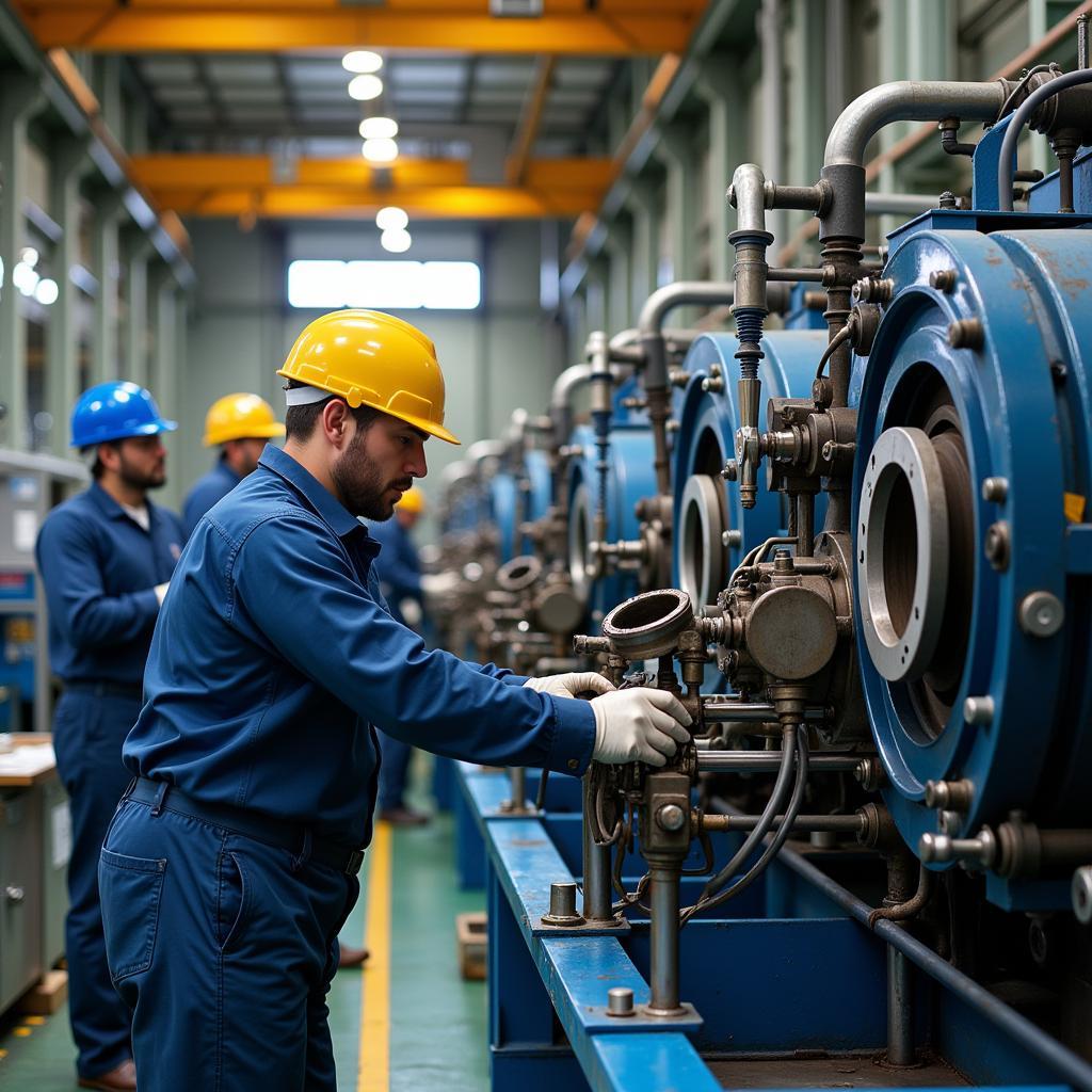 Nhà máy được bảo trì kỹ lưỡng