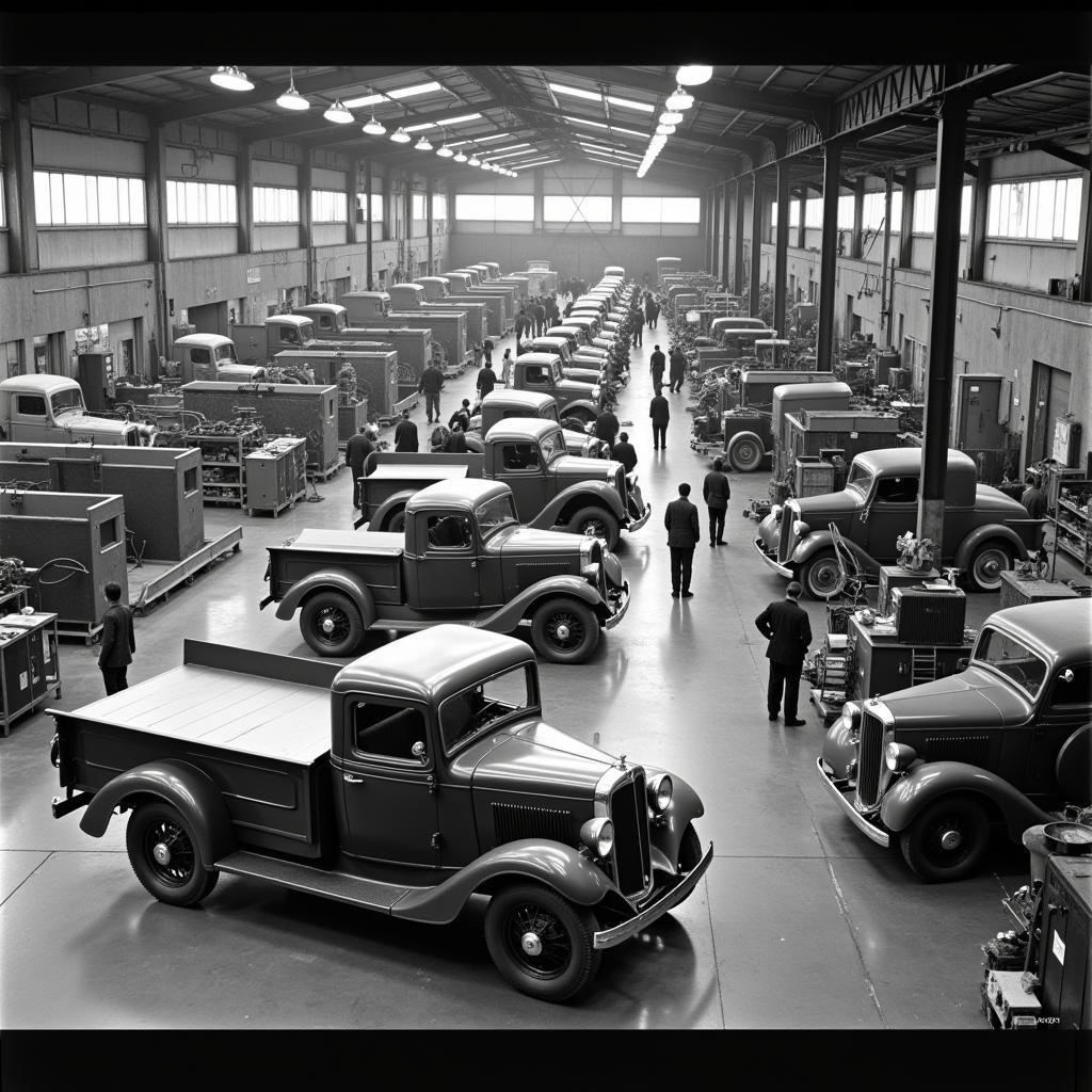 VEAM factory in the early years