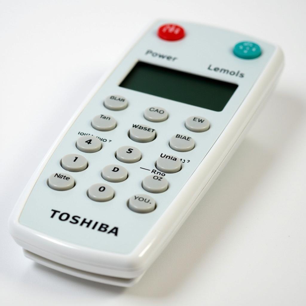 Các nút chức năng trên remote máy lạnh Toshiba