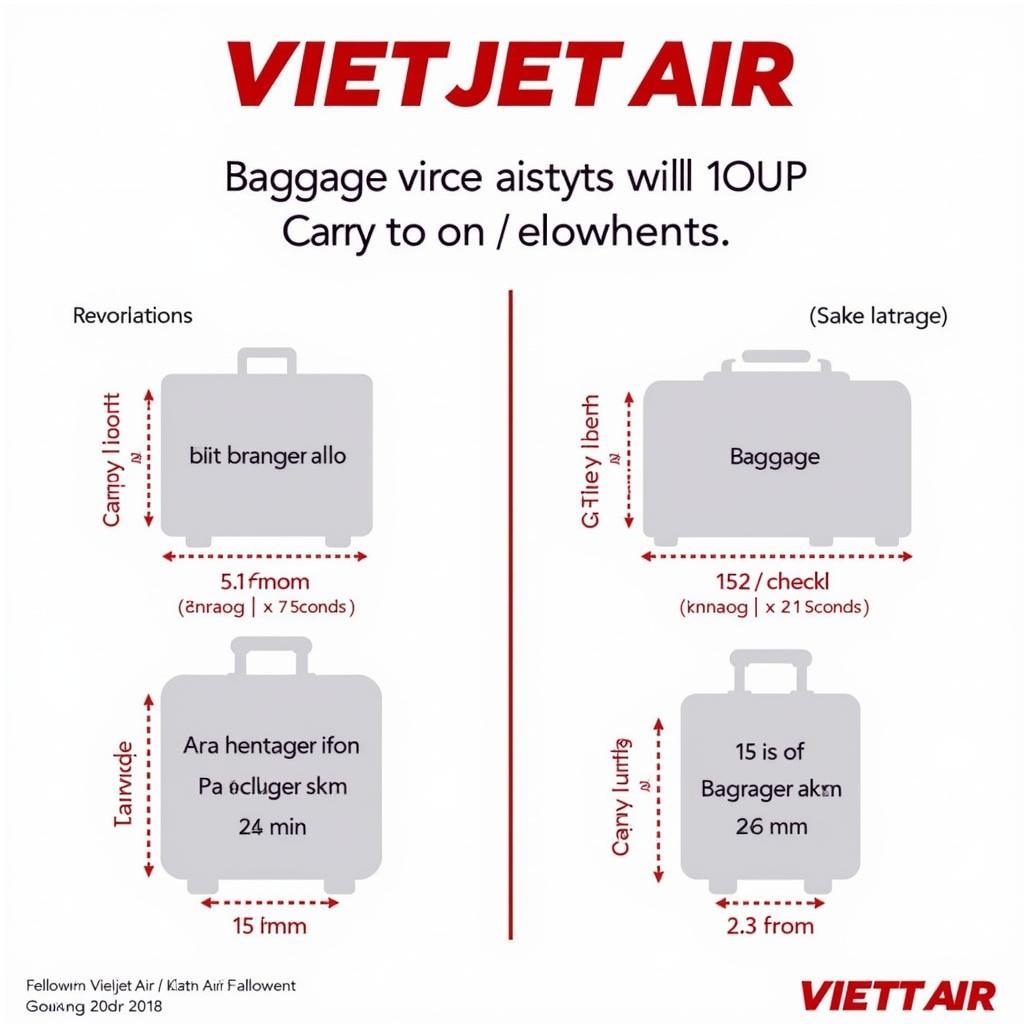 Quy định hành lý Vietjet