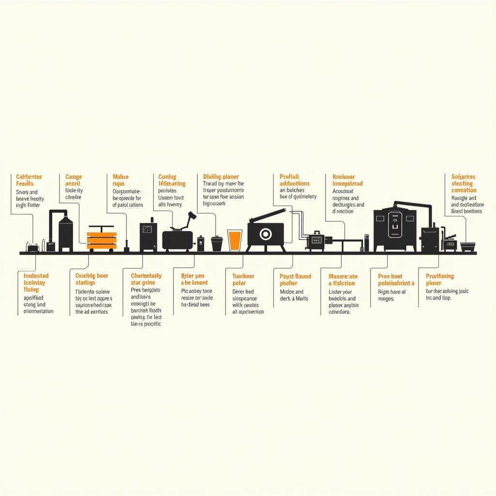 Modern beer production process