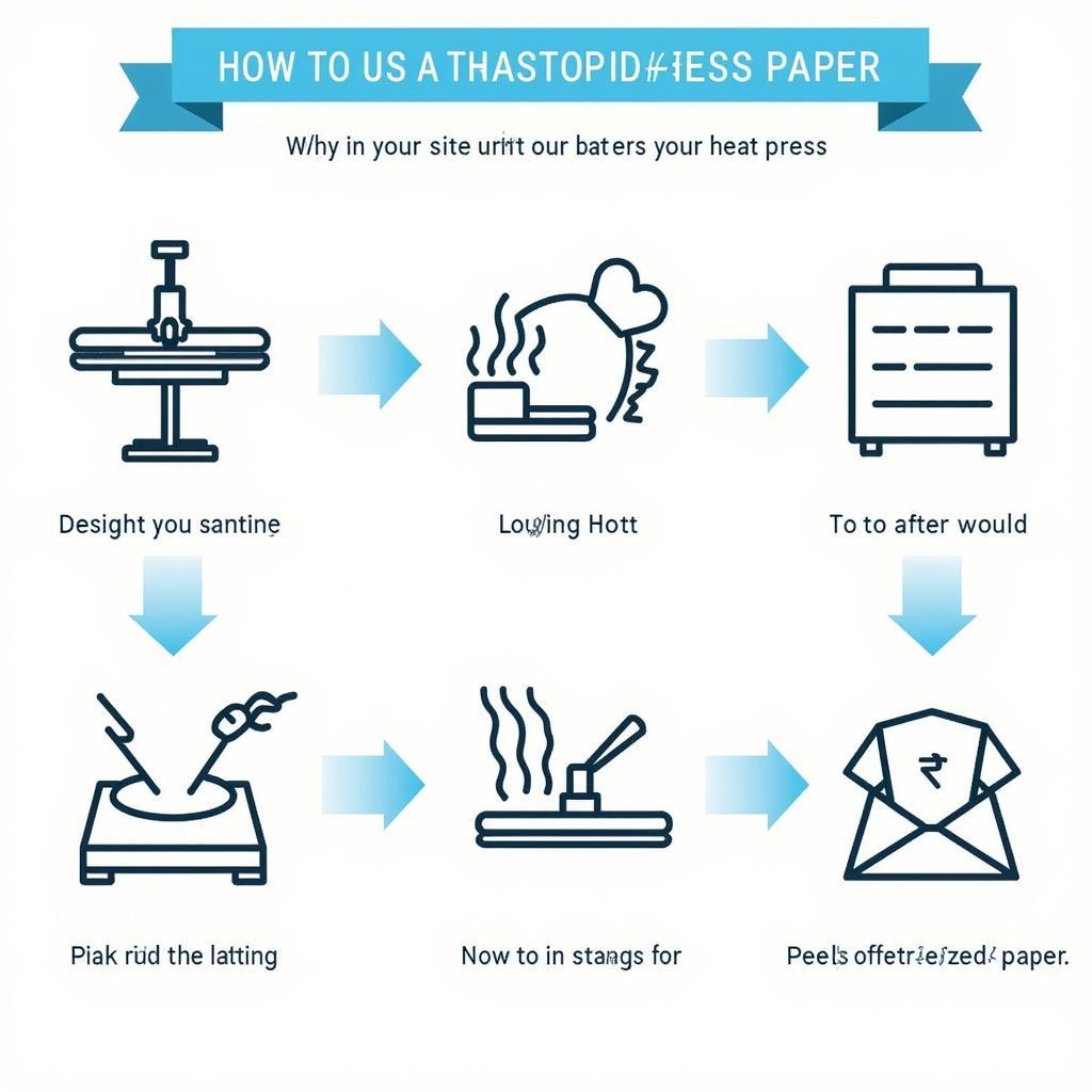 Steps to use a heat press machine