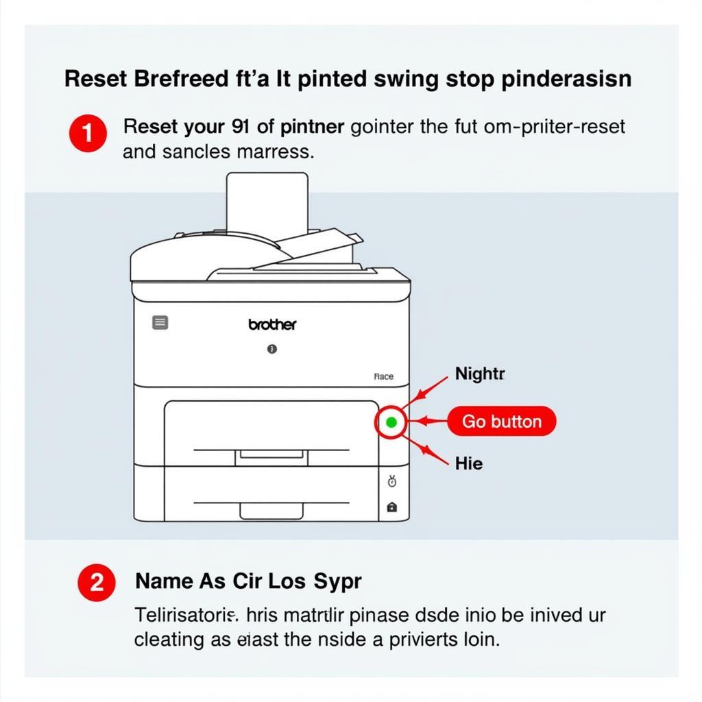 Reset Máy In Brother 2240D Bằng Nút Bấm