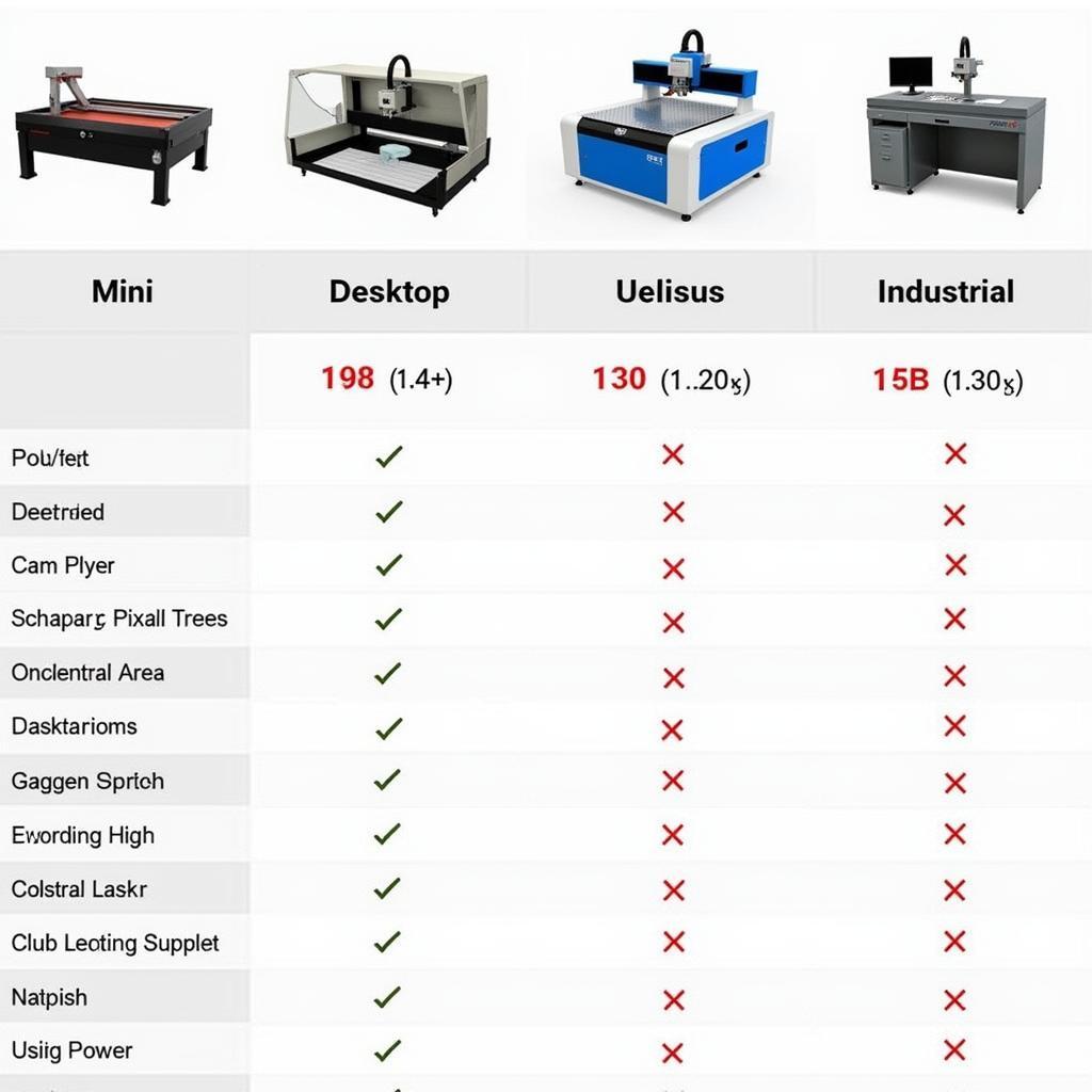 So sánh giá máy khắc laser các loại