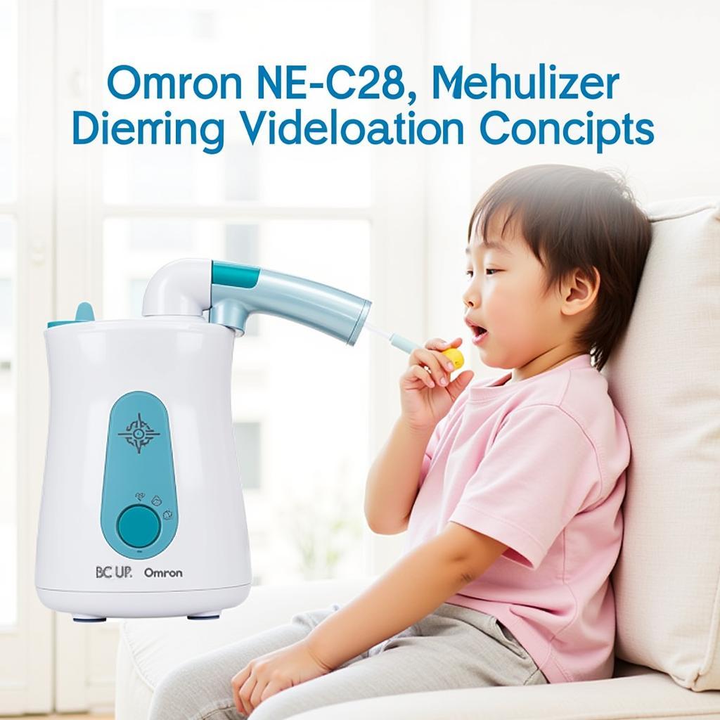 Sử dụng máy xông khí dung Omron NE-C28