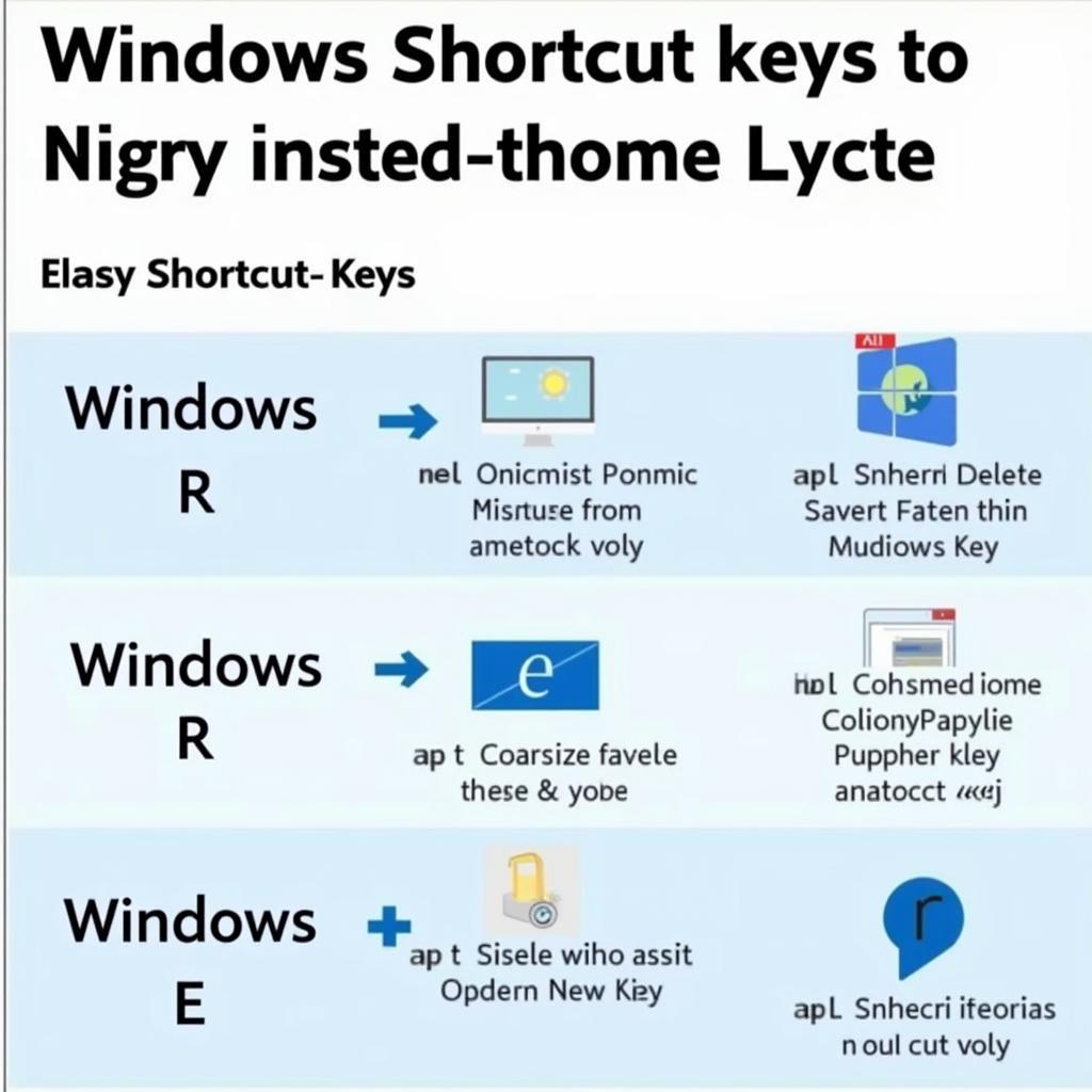Sử dụng phím tắt Windows