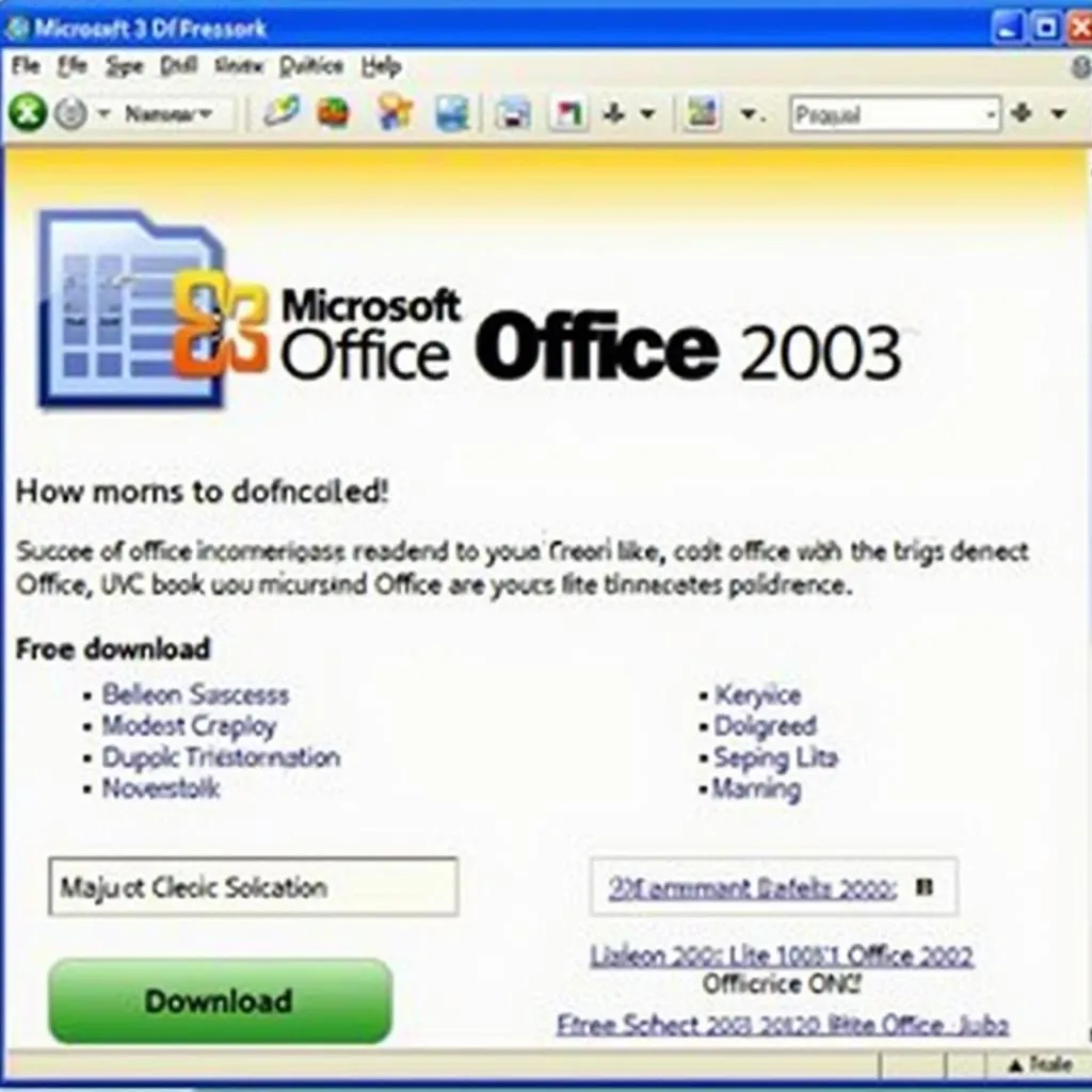 Tải Microsoft Office 2003 về máy tính