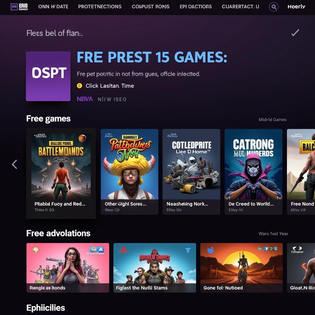 Tải trò chơi miễn phí trên Epic Games Store