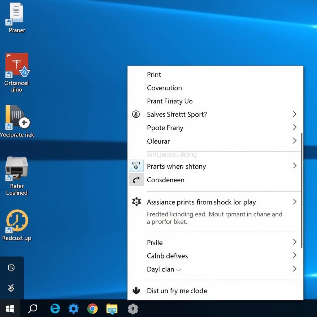 How to cancel a print job from the printer icon on the taskbar