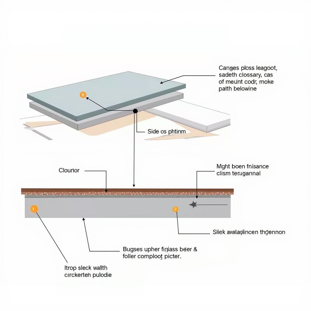 Construction of a flat roof