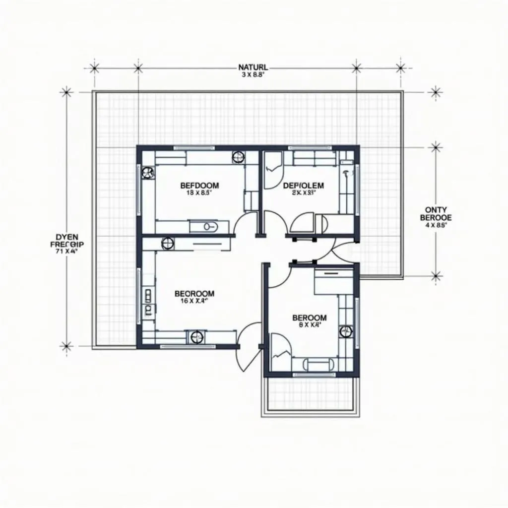 Thiết kế nhà 2 mái trước sau hiện đại