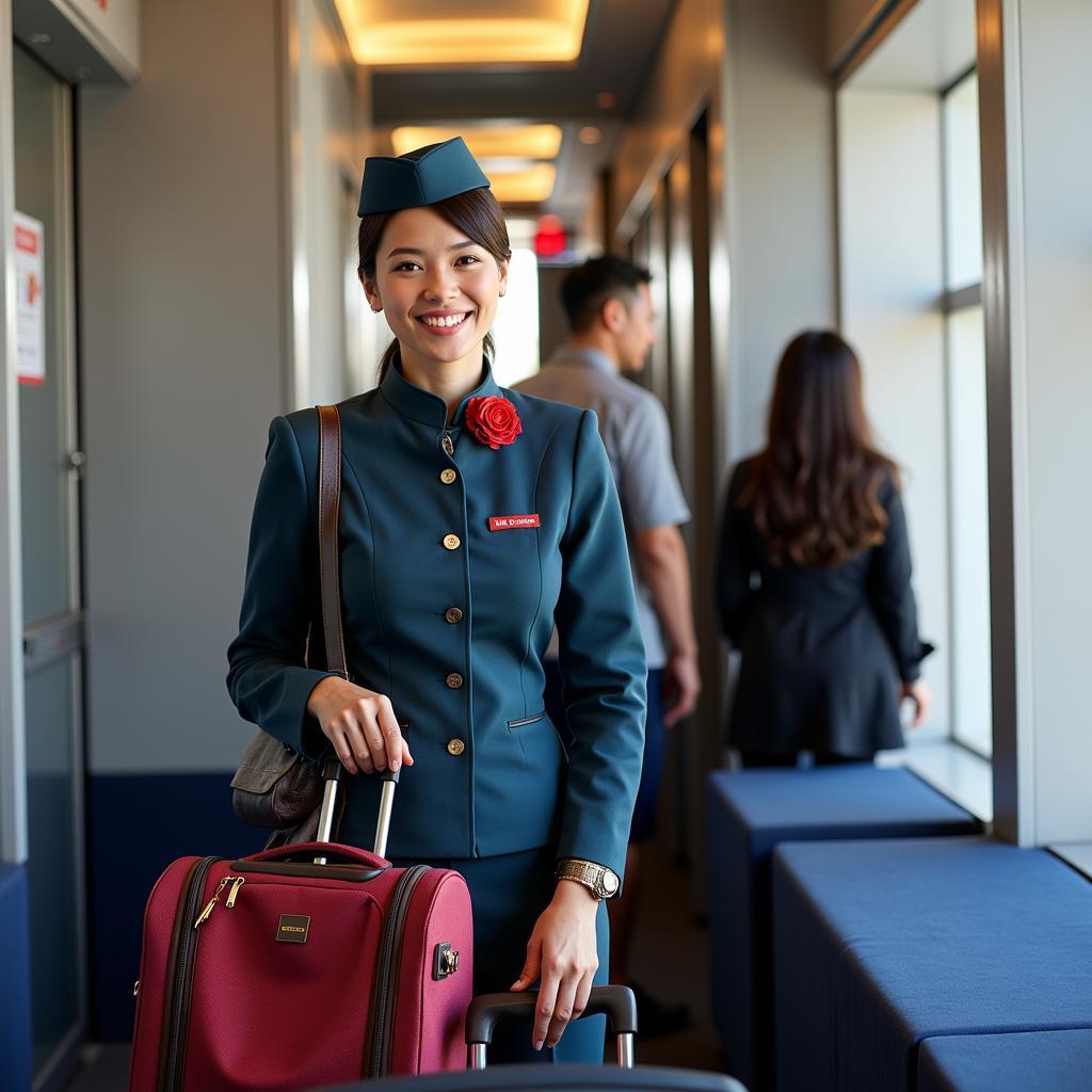 Vietnam Airlines Flight Attendant