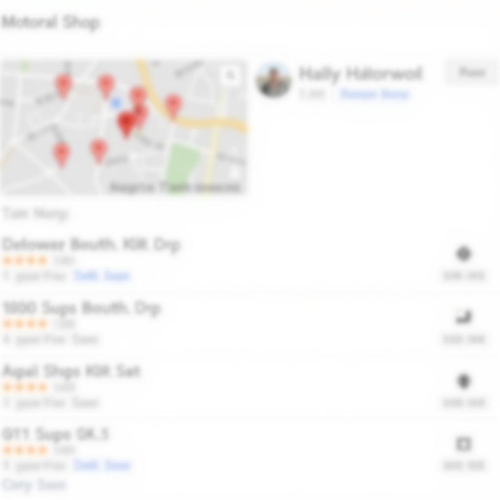 Tìm kiếm sửa xe máy gần nhất trên Google Maps