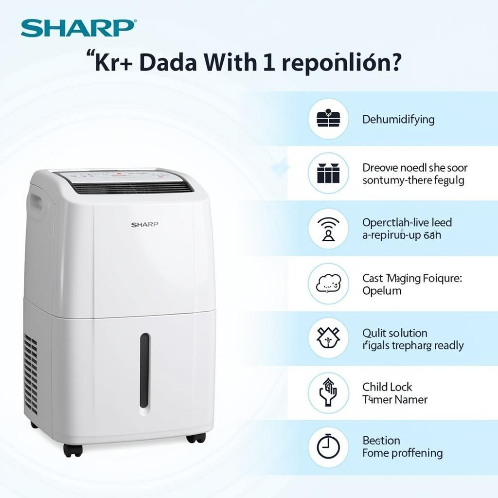 Tính năng máy hút ẩm Sharp DW-D20A-W