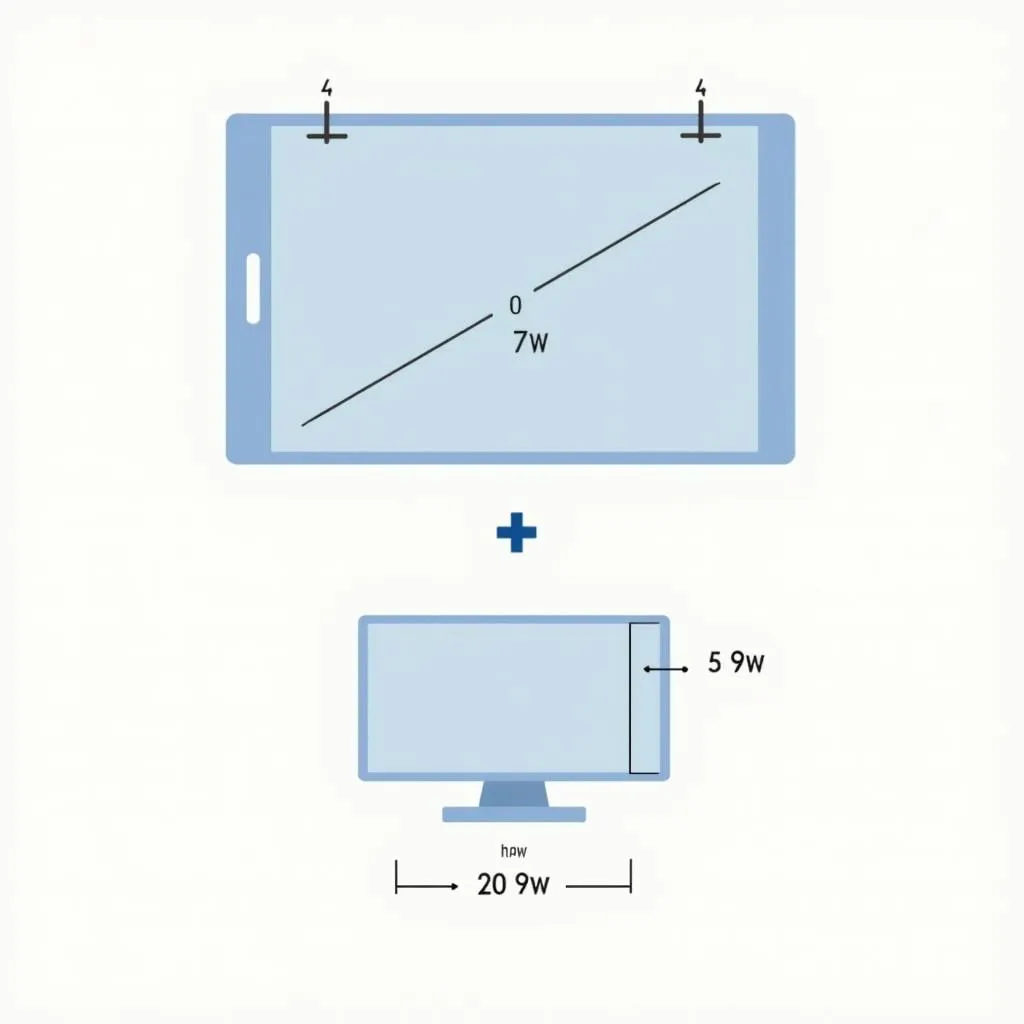 Công thức tính số inch màn hình