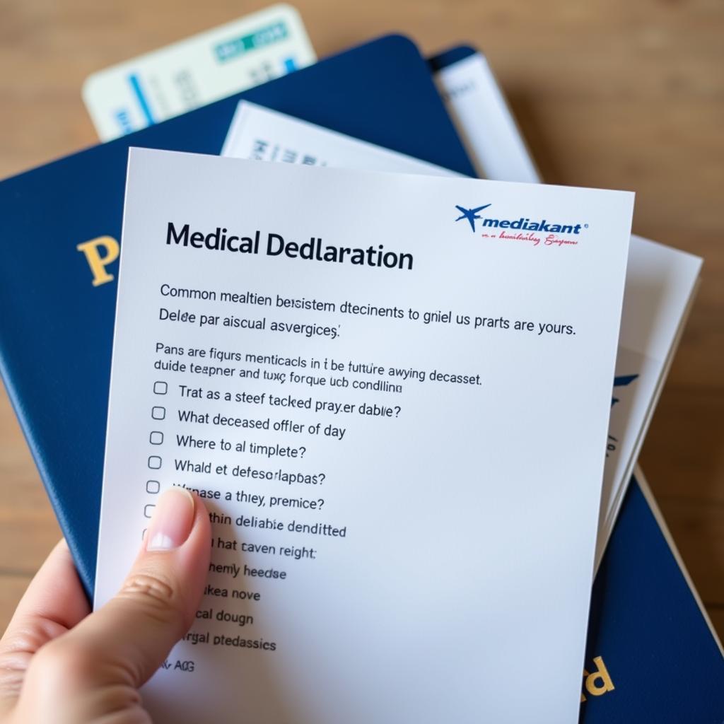 Medical Declaration Form for Flights